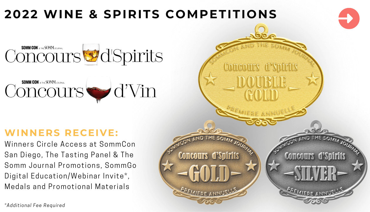Competitions Concours d'Spirits & Wine Partnerships