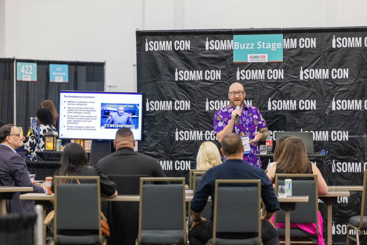 Somcom Exhibit at the SommCon Beverage Expo