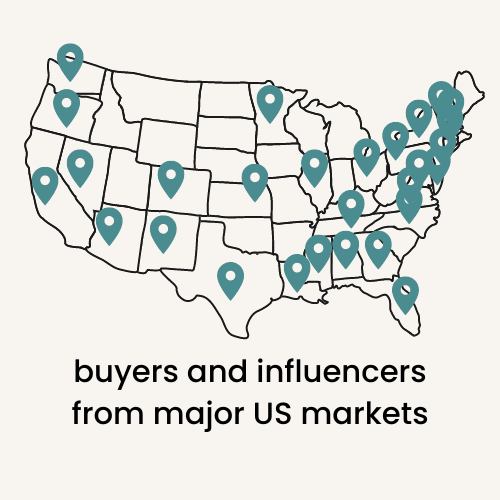 Buyers and influencers from major US markets
